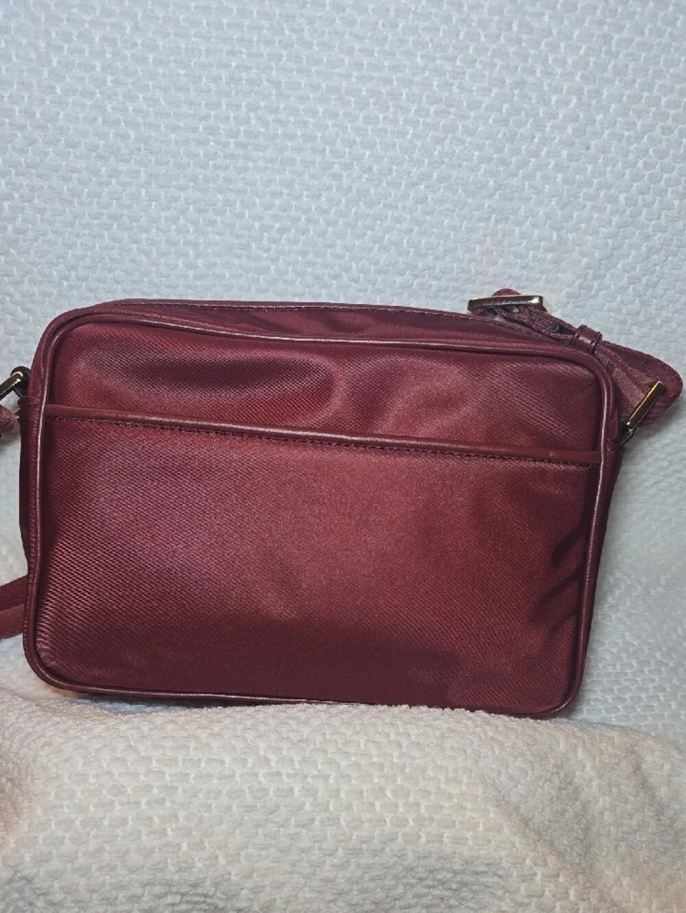 Michael Kors Men's Wine Leather Messenger Crossbody